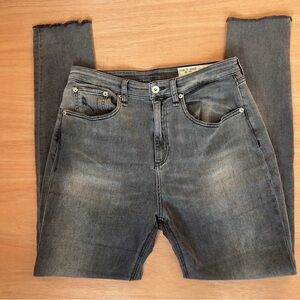 rag & bone Nina High-Rise Skinny women's jeans size 30‎ gray faded black stretch